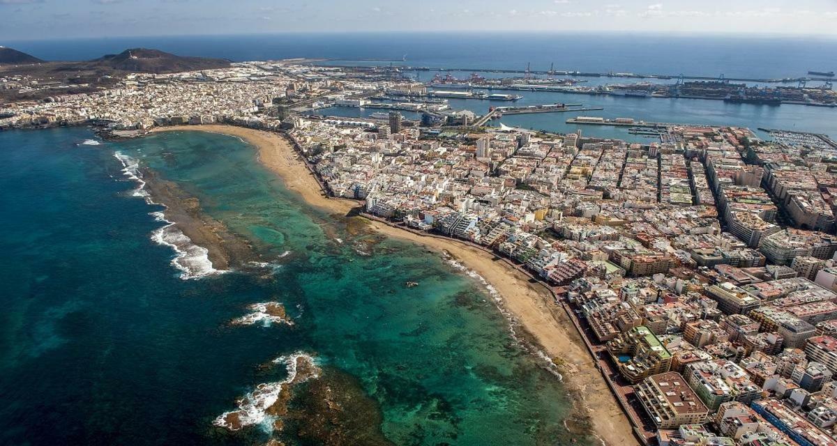 A 1 minuto de Las Canteras Las Palmas de Gran Canaria Exterior foto